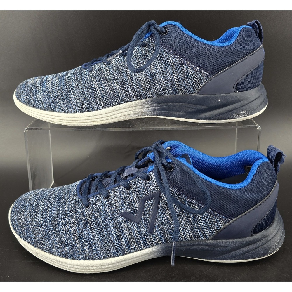 Vionic Women's Adley Walking Shoes Sz 11 Blue Knit Sneaker Stretch Orthotic